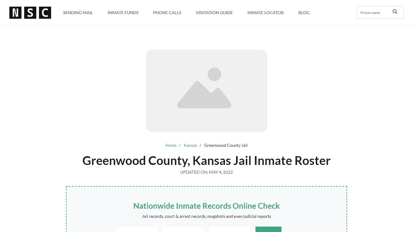 Greenwood County, Kansas Jail Inmate List